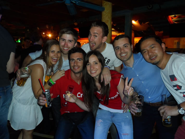 Shots at Pub Crawl Luzern